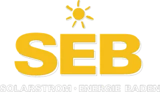 Logo der SEB-Solar GmbH in Weiß